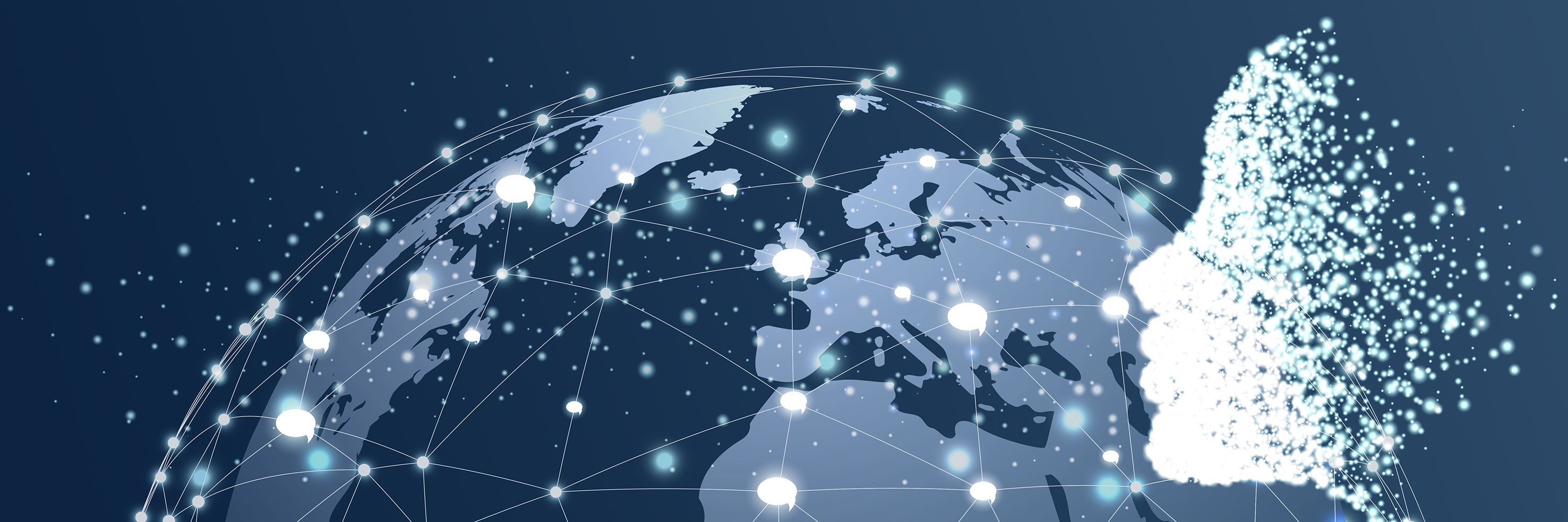 Project illustration depicting a network of languages that form a person. Illustration by Camilla K. Elmar (CAS).