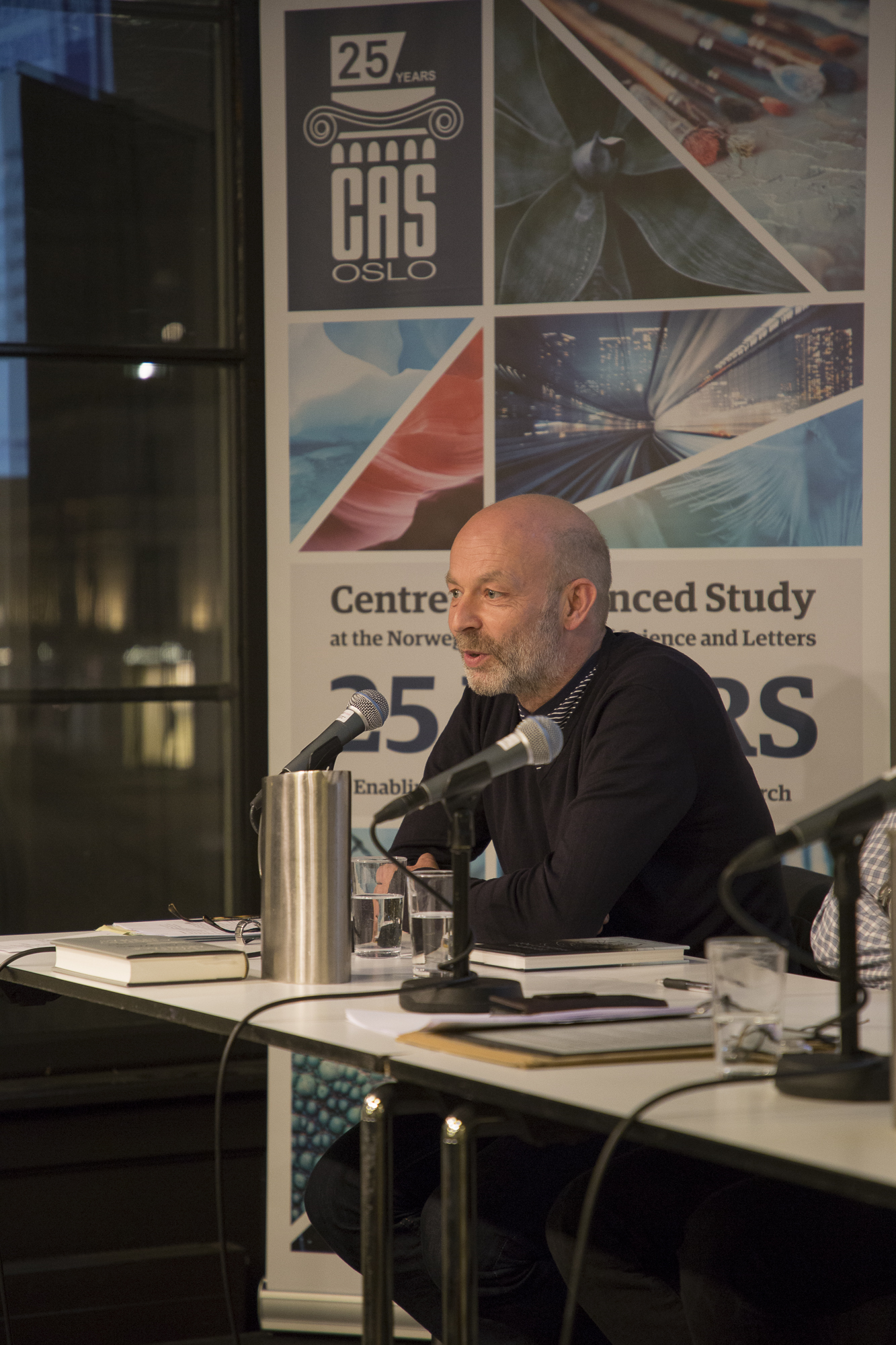 Hans Jacob Orning, professor of history at the University of Oslo, participates in a seminar on 17 November 2017. Photo: Camilla K. Elmar